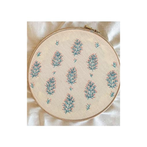 PURPLE TREE Embroidery Hoop Art