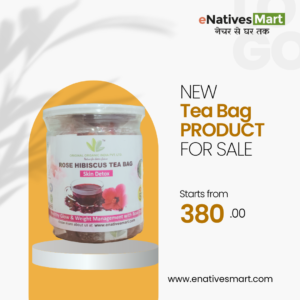 Rose Hibiscus Tea Bag | Loaded with Nutrients, 25 Rose Hibiscus Tea Bags | Original Organic India